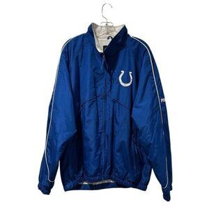 Indianapolis Colts Puma M Vintage Full Zip Windbreaker Jacket Retro NFL Football